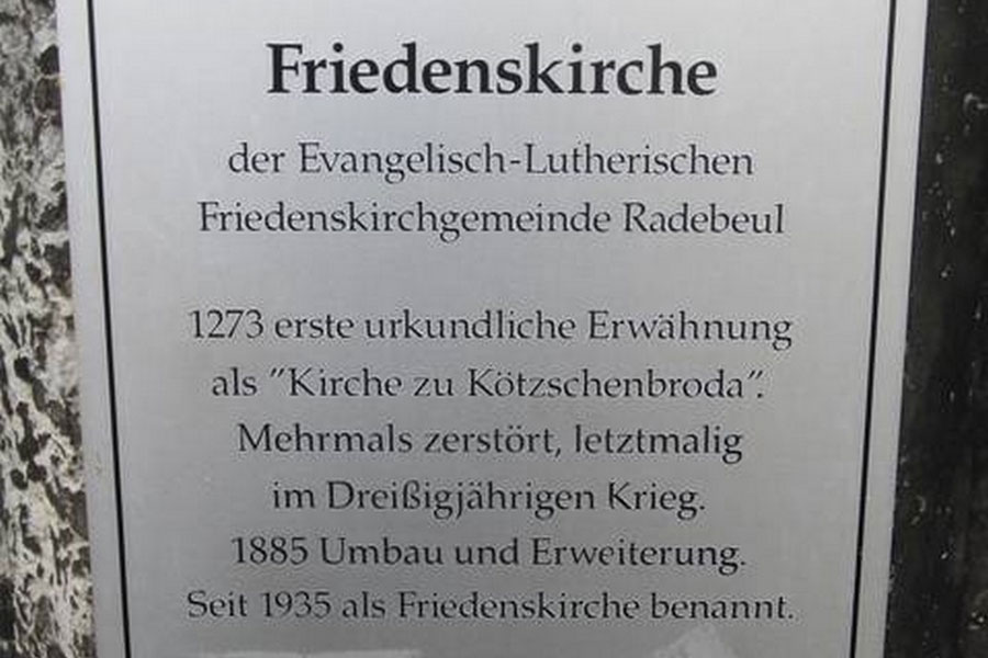 Radebeul, Friedenskirche 16.06.2017